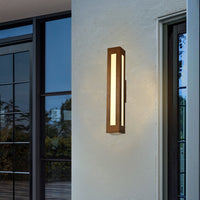 Lumiere Bronze Led Outdoor Wall Scones