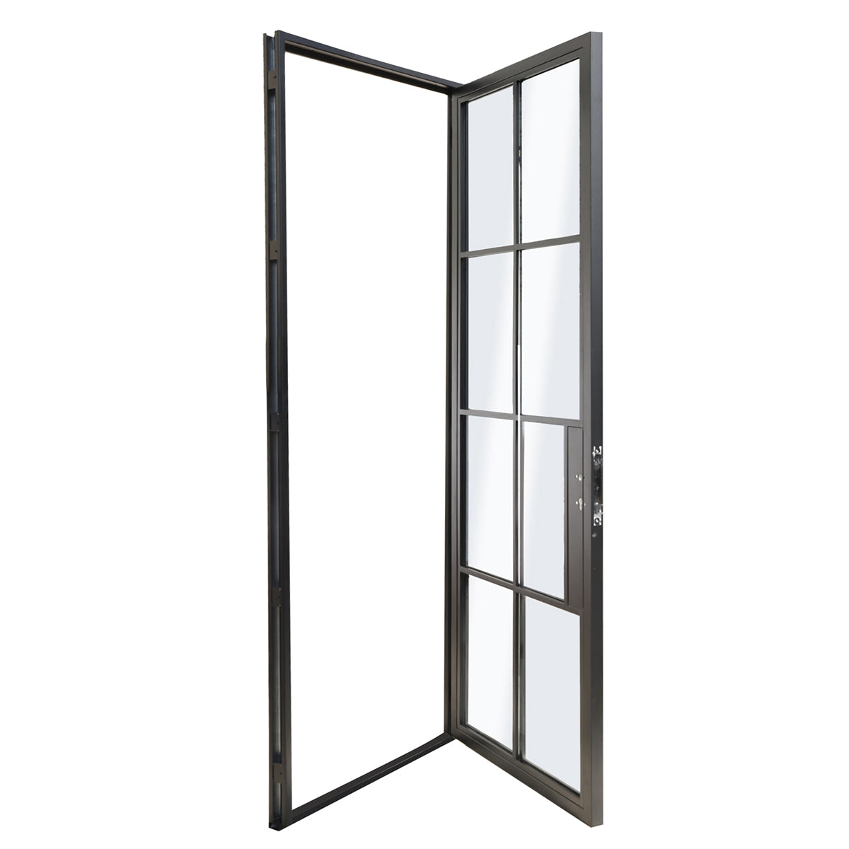 8 Lite single steel door, 36x80"