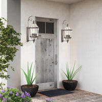 Bromley Copper Finish Outdoor Light Fixture (36")
