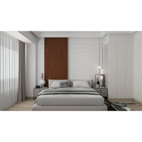 Natural Veneered Wall Panel Black Walnut