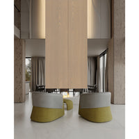 Natural Veneered Wall Panel Gray Cathedral Grain