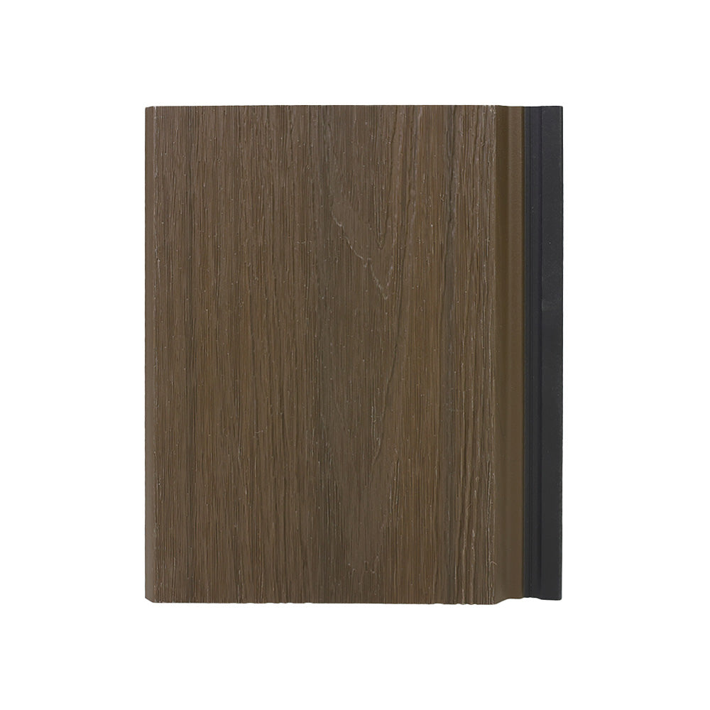 Exterior Shiplap Cladding Wall Panel, Walnut Dark