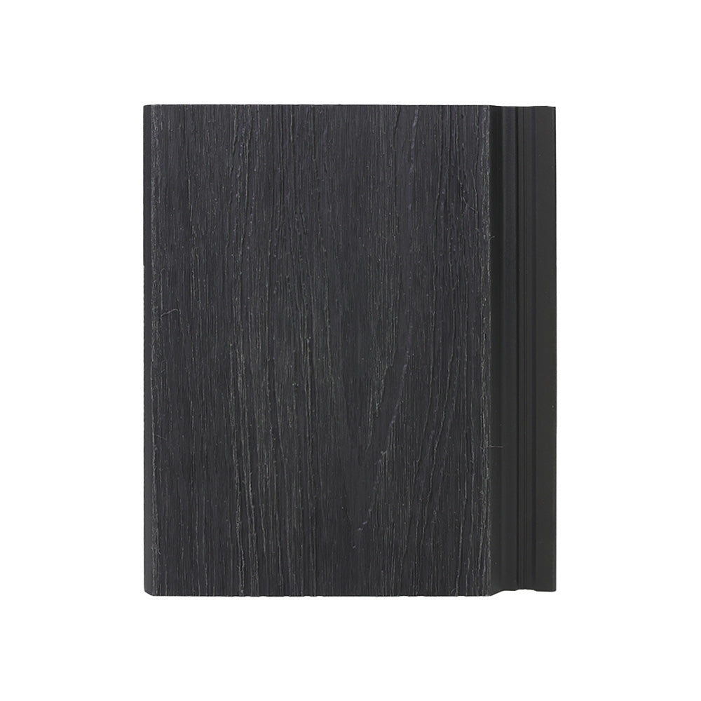 Exterior Shiplap Cladding Wall Panel, Black/Charcoal