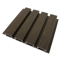 Exterior Fluted Slat Wall Panel Brown Walnut 2