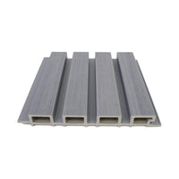 Fluted Slat Wall Panel in Ash Gray