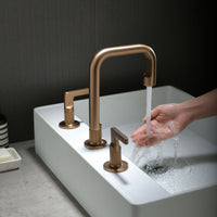 Dilluso Adia 3-Hole Widespread Sink Faucet with hand