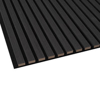 Luxury Acoustic Wall Panel, Dark Ebony