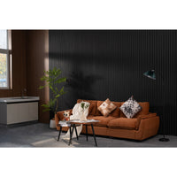 Luxury Acoustic Wall Panel, Dark Ebony