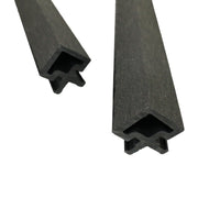 Fluted Panel Black Corner Trim