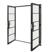 Image of 5 Lite Double Exterior Steel Door
