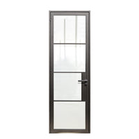 The 4 Lite Modern Single Steel Door, 36x96",