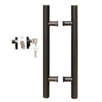 Steel Double Handle with Dead Bolt (Compactible With 3 Lite Double Door)