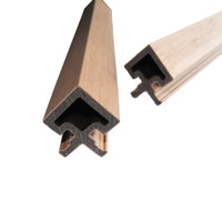 Fluted Panel Teak Corner Trim