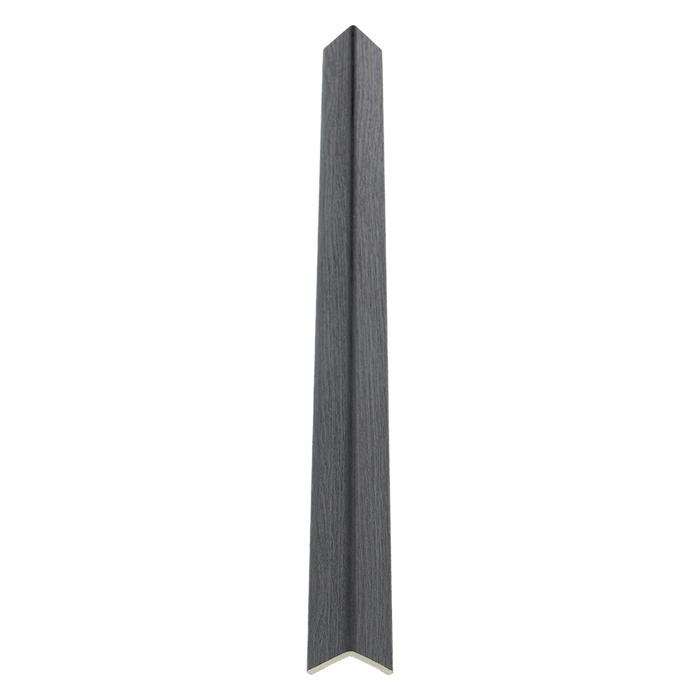 WPC corner trim, black ebony