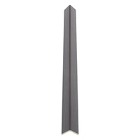 WPC Corner Trim Wall Panel in Graphite Black 2