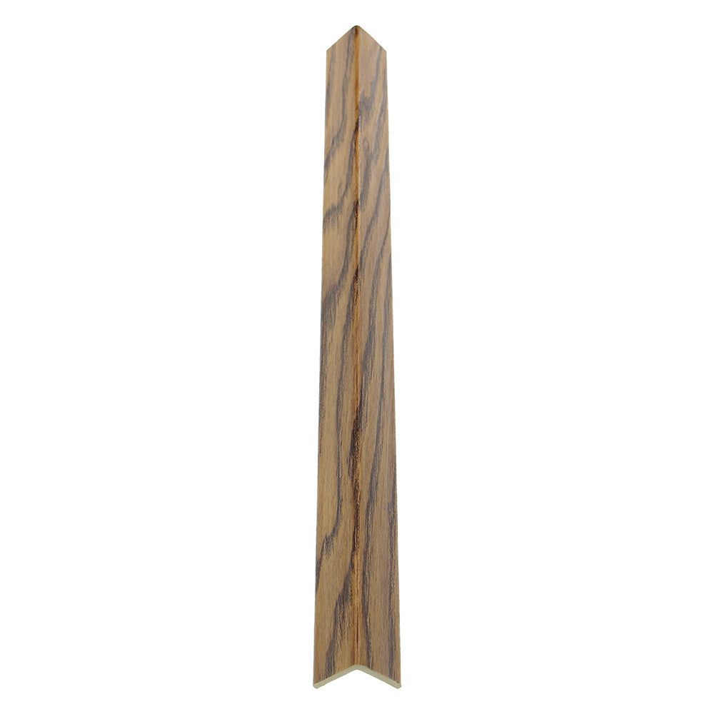 WPC Corner Trim Wall Panel, Natural Walnut