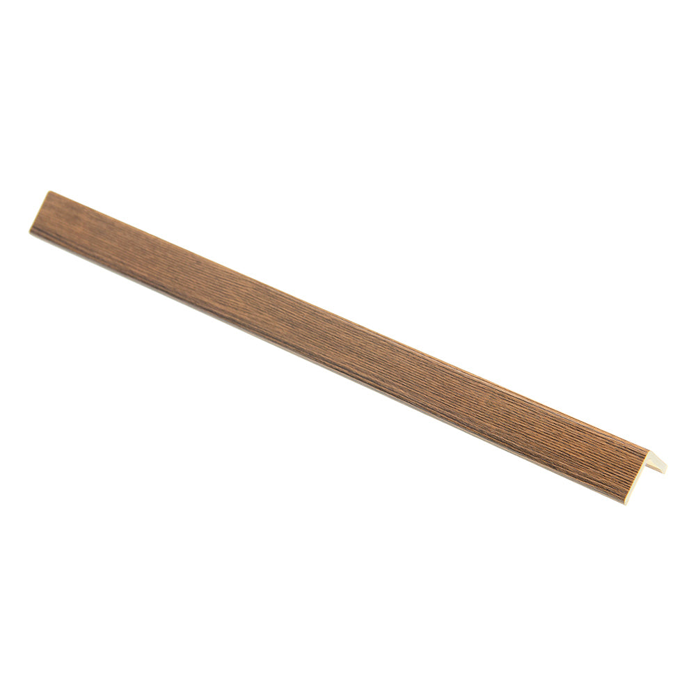 WPC Corner Trim Wall Panel, Teak | USA Builder's Depot