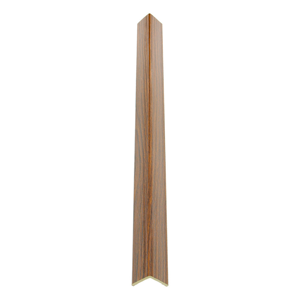 WPC corner trim, walnut