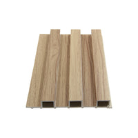 Image of WPC Fluted Slat Wall Panel Beech