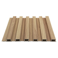 WPC Fluted Slat Wall Panel in Beech image