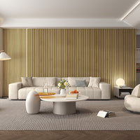 WPC Fluted Slat Wall Panel Beech