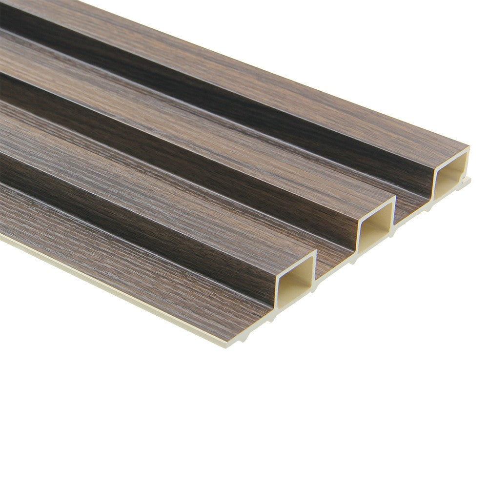 WPC fluted slat, classic walnut