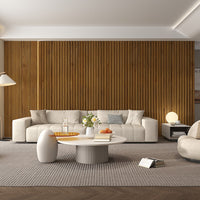 image of WPC Fluted Slat Wall Panel in Ebony