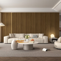 WPC Fluted Slat Wall Panel Forest Brown