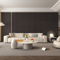 WPC Fluted Slat Wall Panel Graphite Black