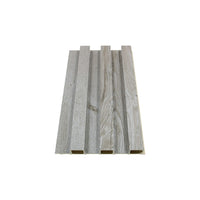 WPC Fluted Slat Wall Panel Natural Grey