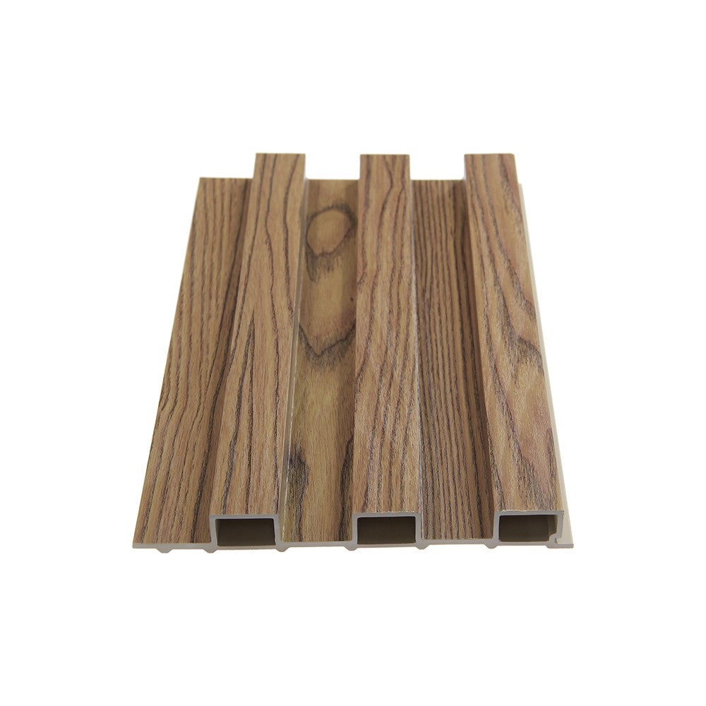 WPC fluted slat, natural walnut