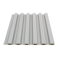 Space Grey WPC Fluted Slat Wall Panel