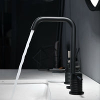 Matte Black Dilusso Beasley 1.2 GPM Widespread Bathroom Faucet image
