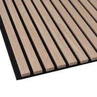 Luxury Acoustic Wall Panel, Raw White Oak