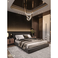 Luxury Acoustic Wall Panel, Smoked Oak