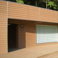 Exterior Cladding Wall Panel Brown Teak