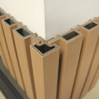 Fluted Panel for Teak Edge Trim