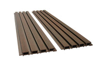Exterior Fluted Slat Wall Panel Brown Walnut image