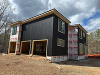 Exterior Fluted Slat Wall Panel, Charcoal/Black