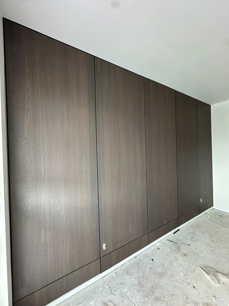 Wall panels taking shape