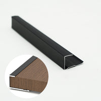 Aluminium Closed Trim Veneered Wall Panel