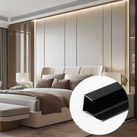 Aluminium Closed Trim Veneered Wall Panel