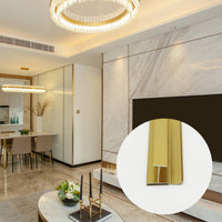 Aluminium I Shape Trim Veneered Wall Panel