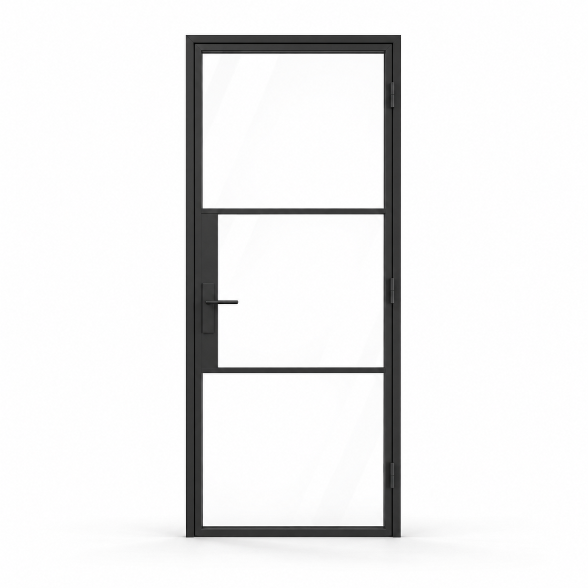 3S Single Cold-Rolled Steel Pantry Door on a white background — product visualization