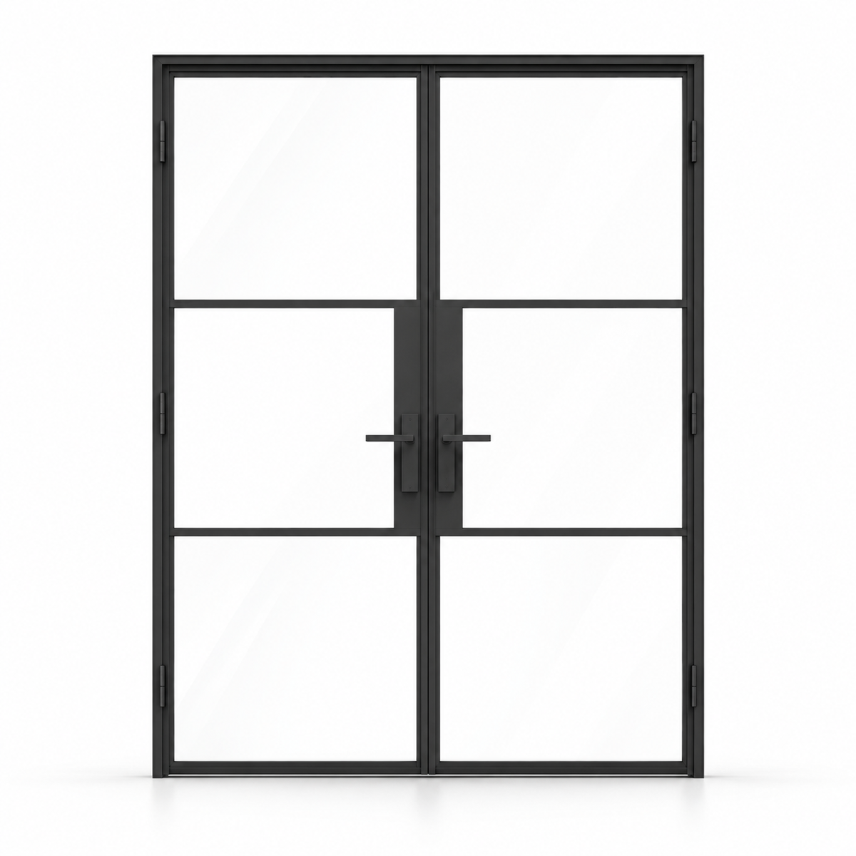 3S Double Cold-Rolled Steel Pantry Door on a white background — product visualization