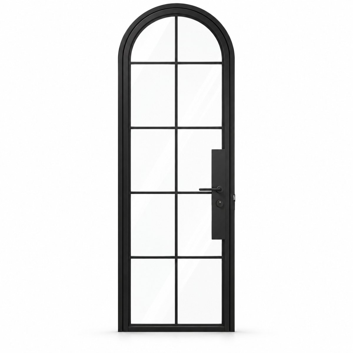 10 Lite Steel Pantry Round Top French Door on a white background — product visualization