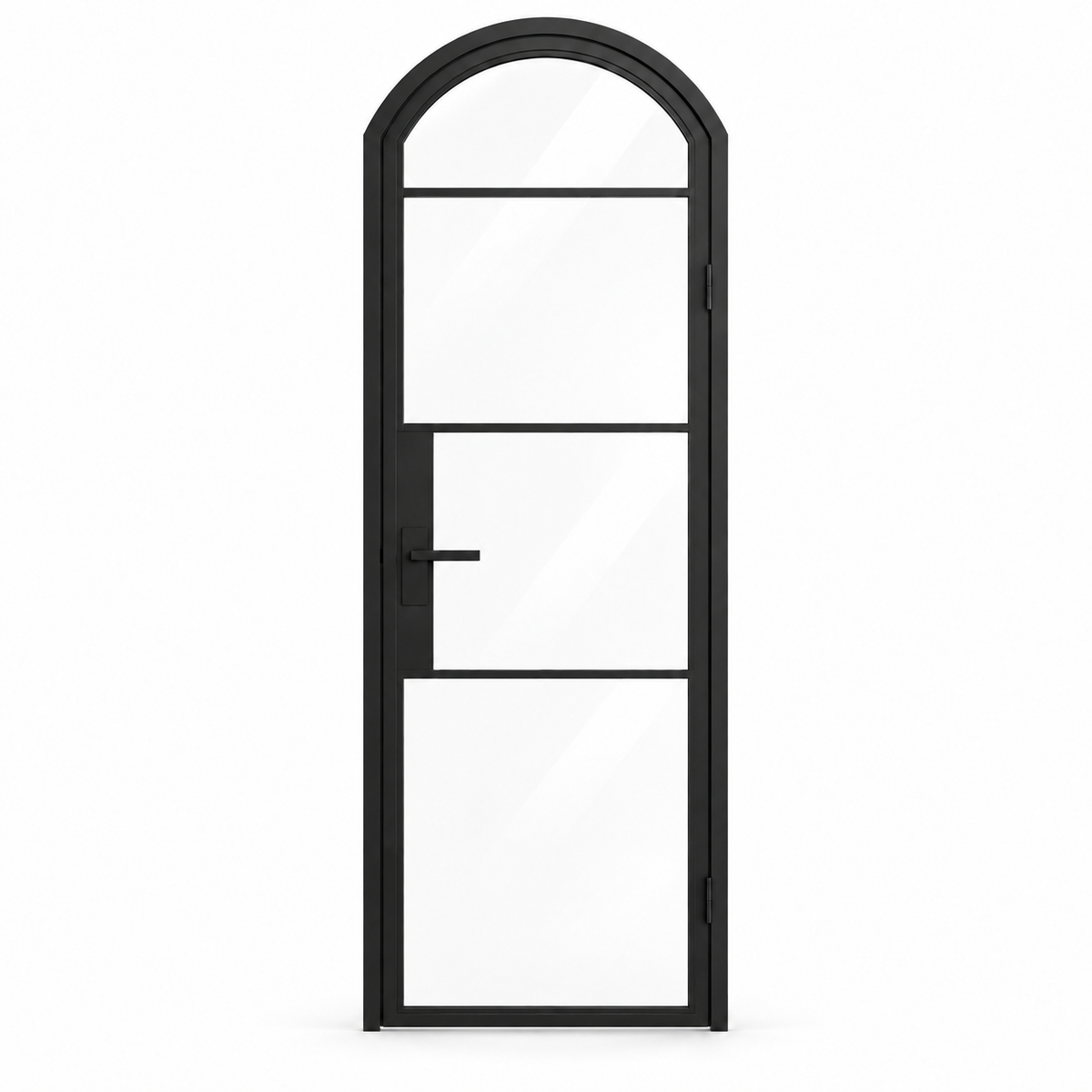 4 Lite Steel Pantry Arched Top French Door on a white background — product visualization