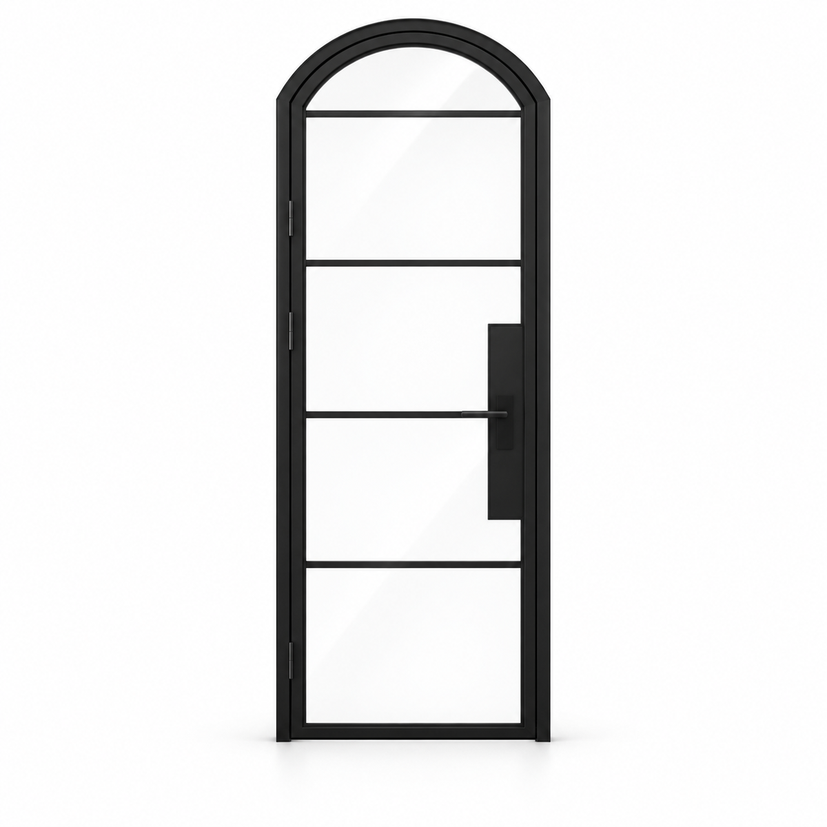 5 Lite Steel Pantry Arched Top French Door on a white background — product visualization