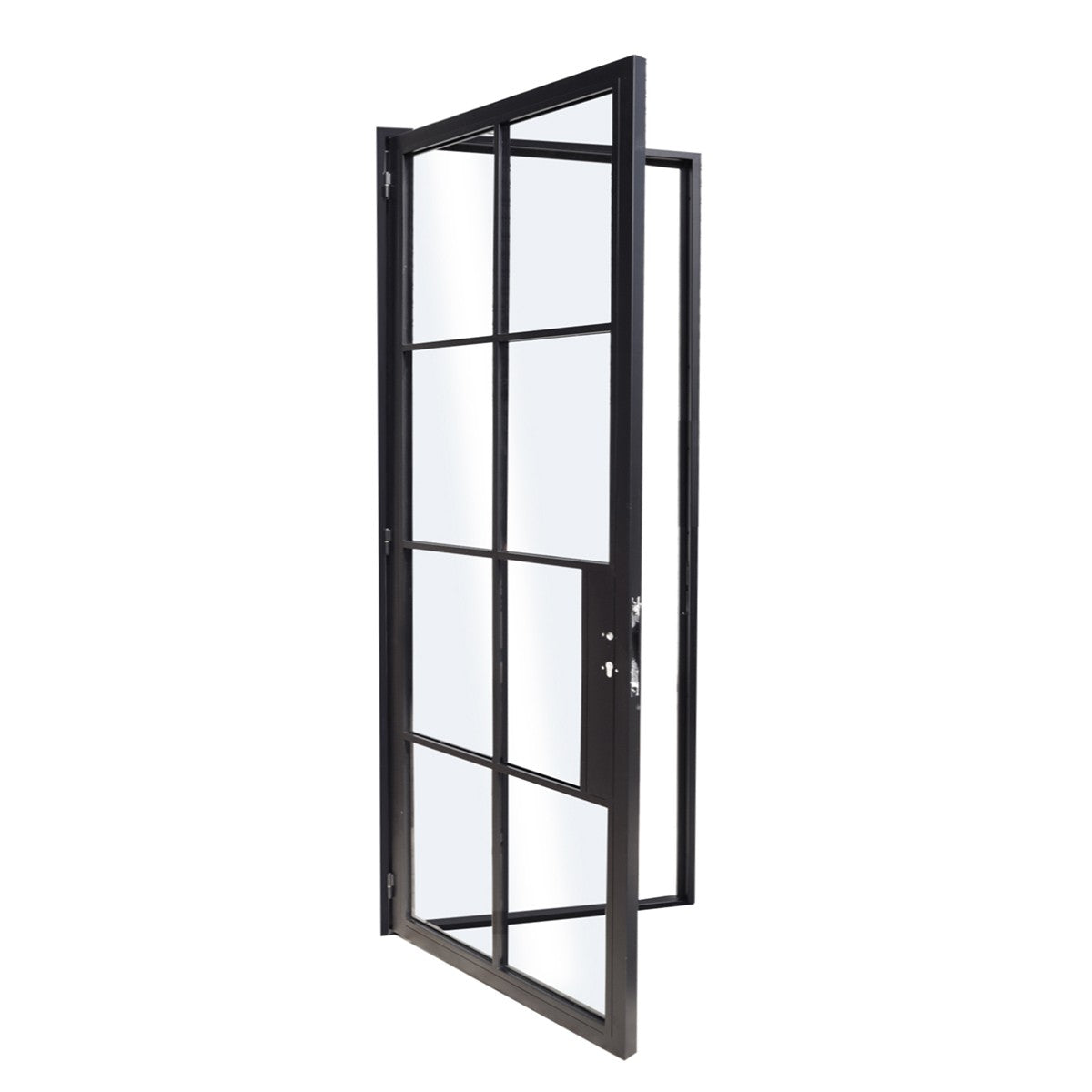 8 Lite single steel door, 36x80"