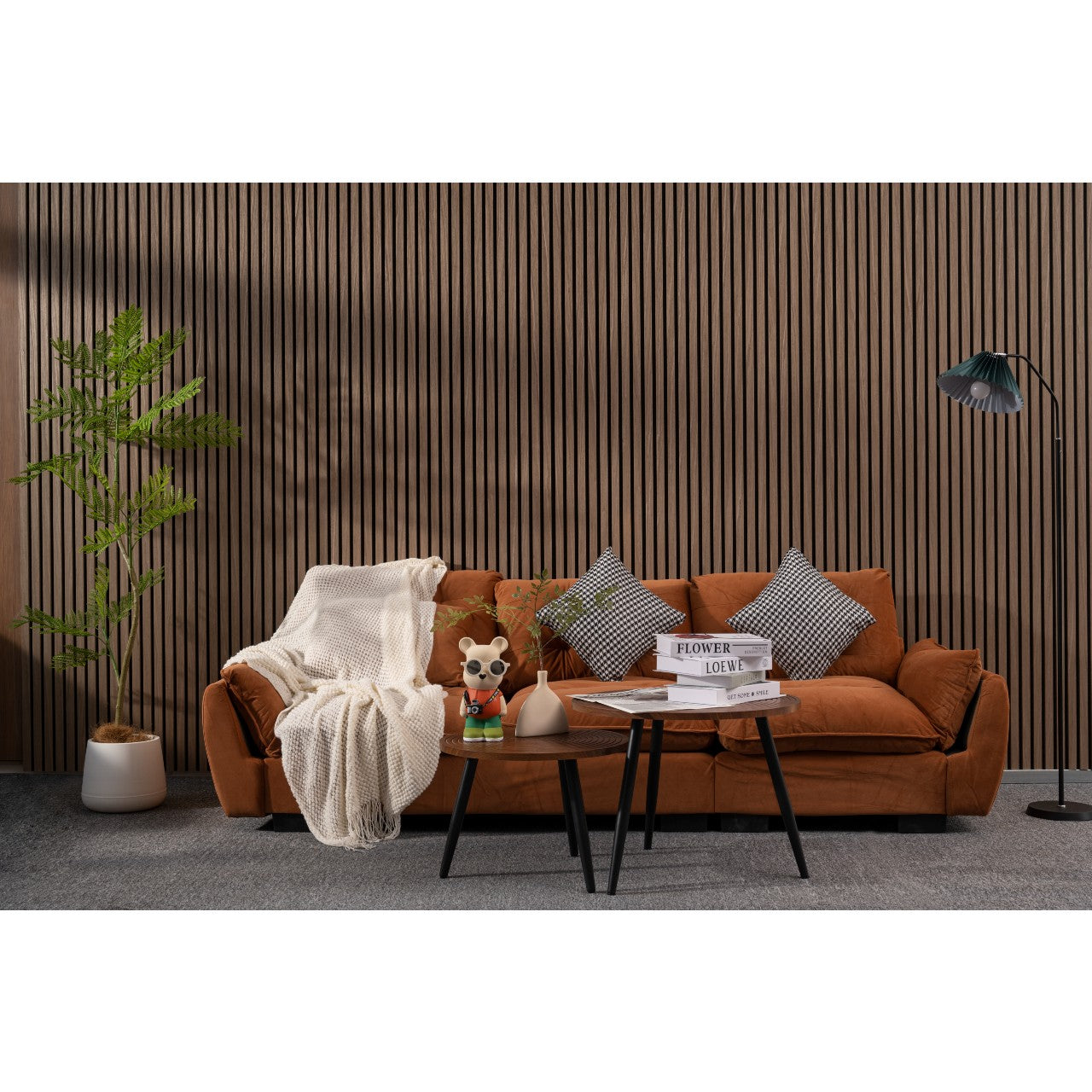 Luxury Acoustic Wall Panel, Light Brown Oak